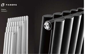 Трубчатый радиатор Faberg ANICASSA 2-1800 высотой 1800 мм шириной 236-572 мм мощность 1028-2570 вт (4-10 секций)